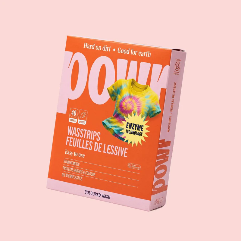 Powr pesulehed värvilisele pesule